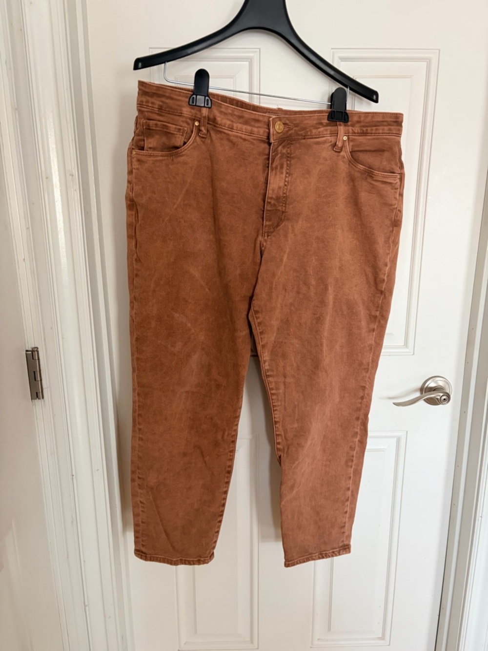 Kut from the Kloth Men's Corduroy Pants in Rust Brown